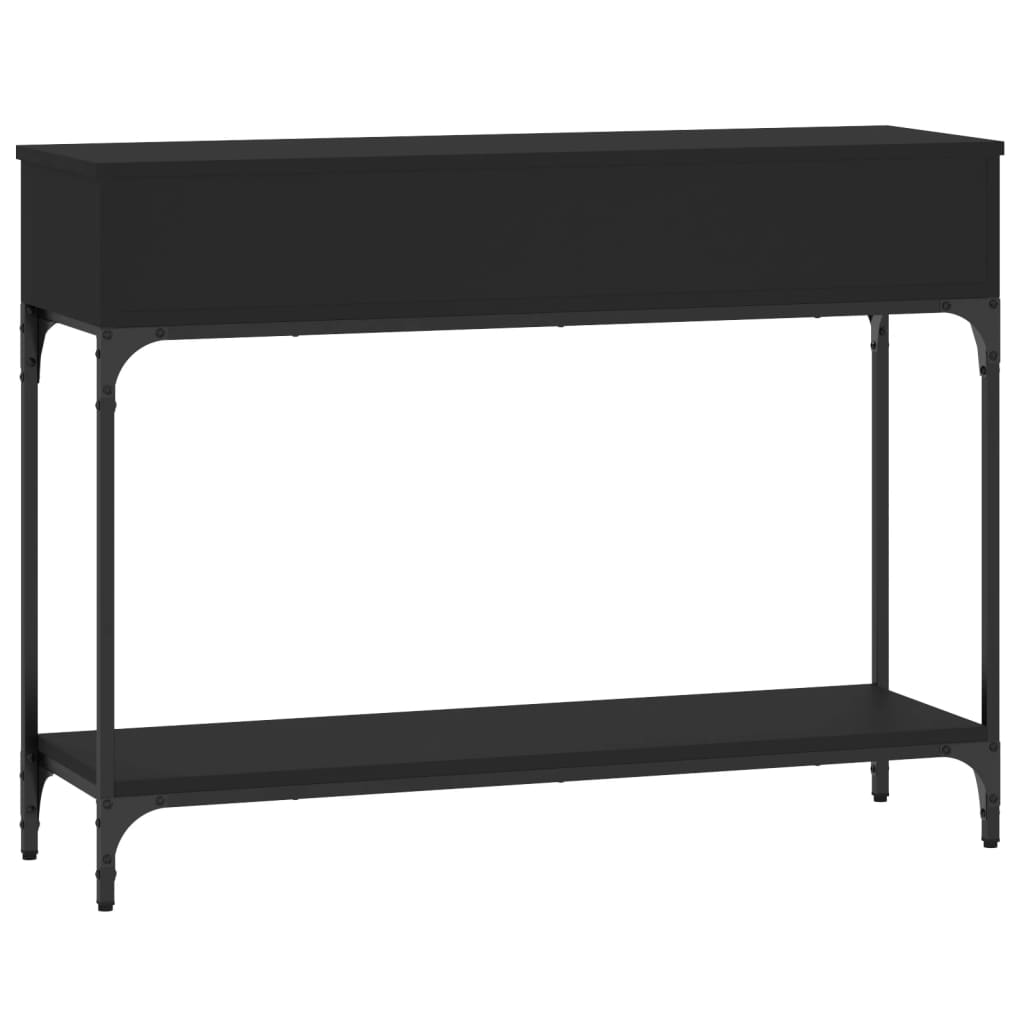Console Table Black 100x30.5x75 cm Engineered Wood - Bargainia.com - 8720845915711 - 833388
