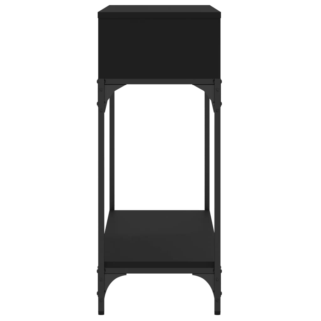 Console Table Black 100x30.5x75 cm Engineered Wood - Bargainia.com - 8720845915711 - 833388
