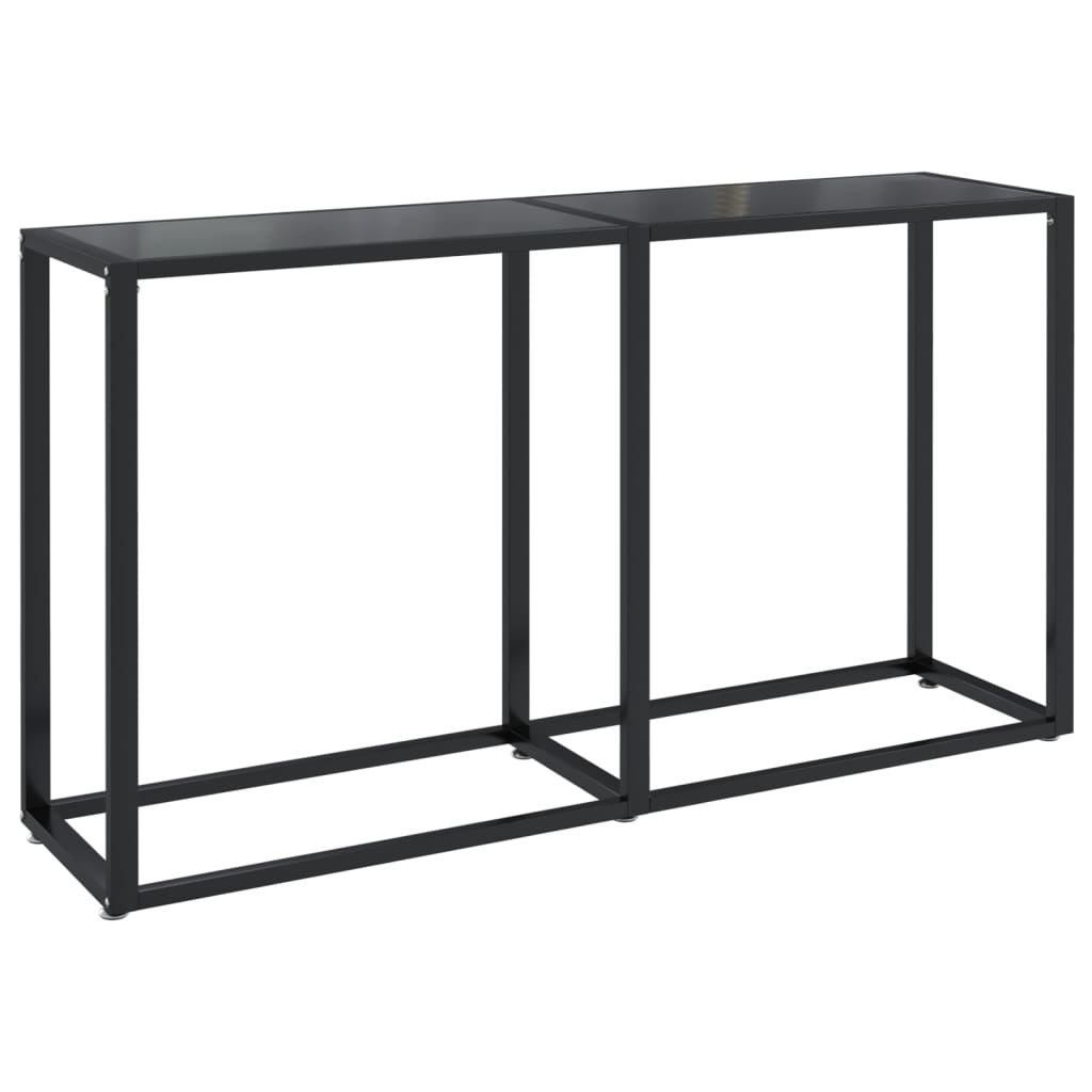 Console Table Black 140x35x75.5cm Tempered Glass - Bargainia.com - 8720286462720 - 331675