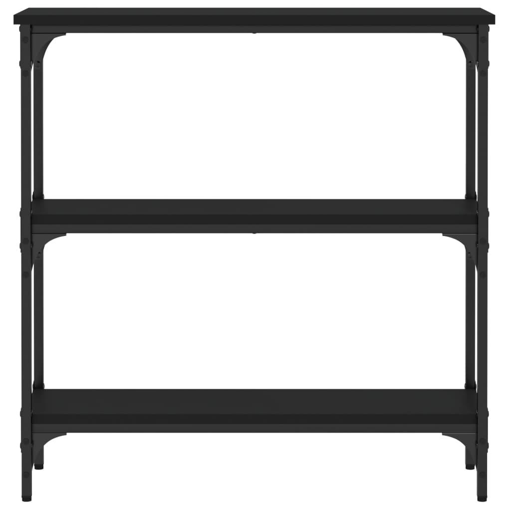 Console Table Black 75x22.5x75 cm Engineered Wood - Bargainia.com - 8720845419813 - 834030