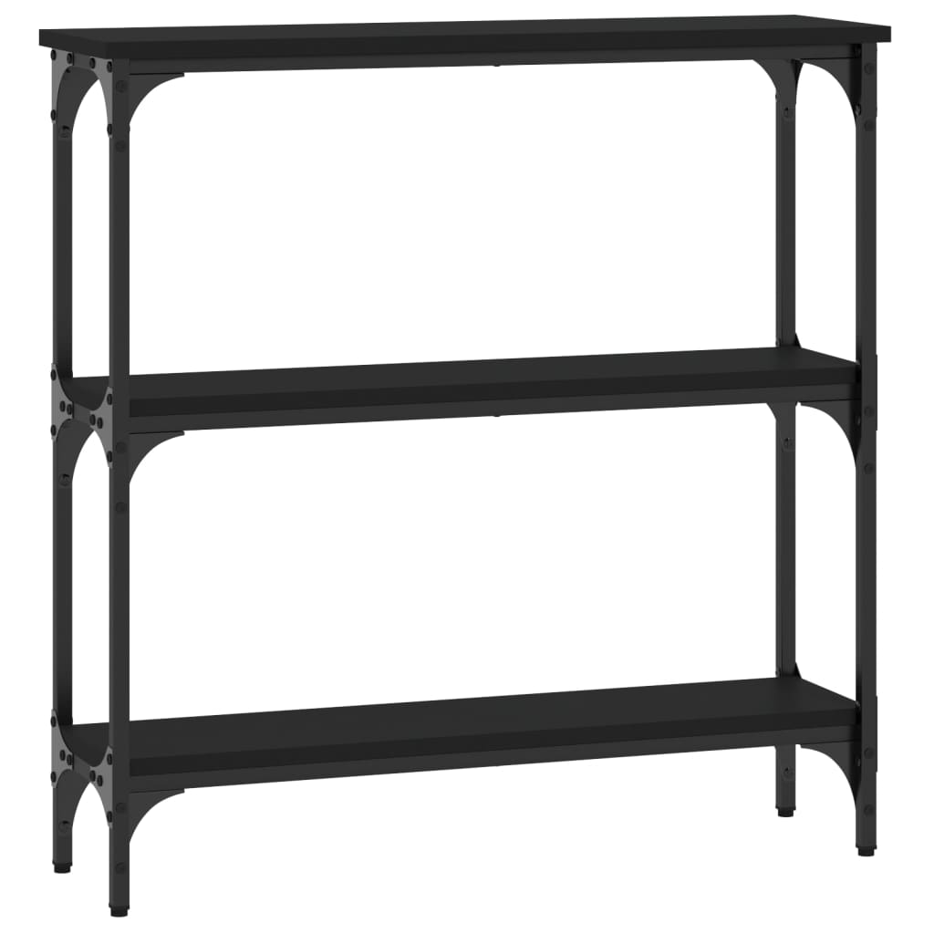 Console Table Black 75x22.5x75 cm Engineered Wood - Bargainia.com - 8720845419813 - 834030