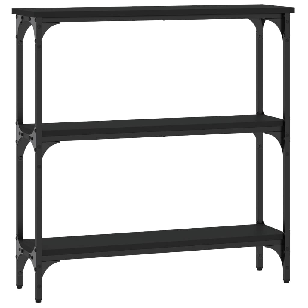 Console Table Black 75x22.5x75 cm Engineered Wood - Bargainia.com - 8720845419813 - 834030