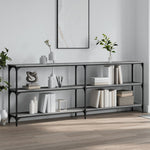 Console Table Grey Sonoma 200x29x75 cm Engineered Wood - Bargainia.com - 