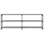 Console Table Grey Sonoma 200x29x75 cm Engineered Wood - Bargainia.com - 