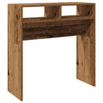 Console Table Old Wood 78x30x80 cm Engineered Wood - Bargainia.com - 