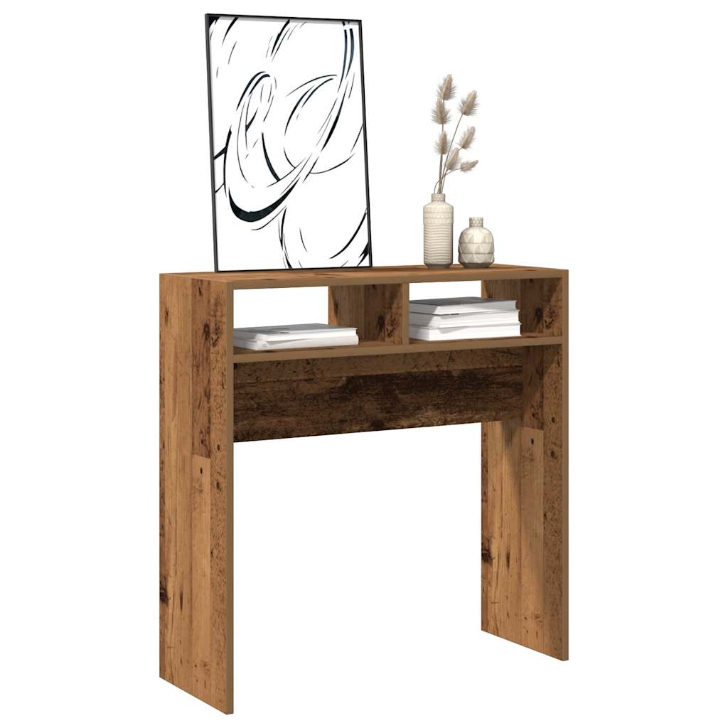 Console Table Old Wood 78x30x80 cm Engineered Wood - Bargainia.com - 8721158439734 - 856620