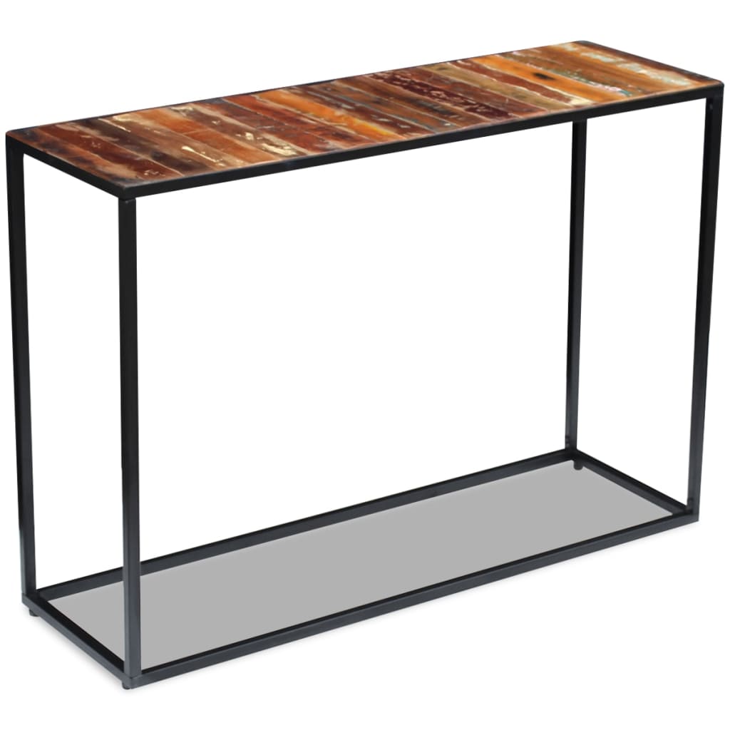 Console Table Solid Reclaimed Wood 110x35x76 cm - Bargainia.com - 
