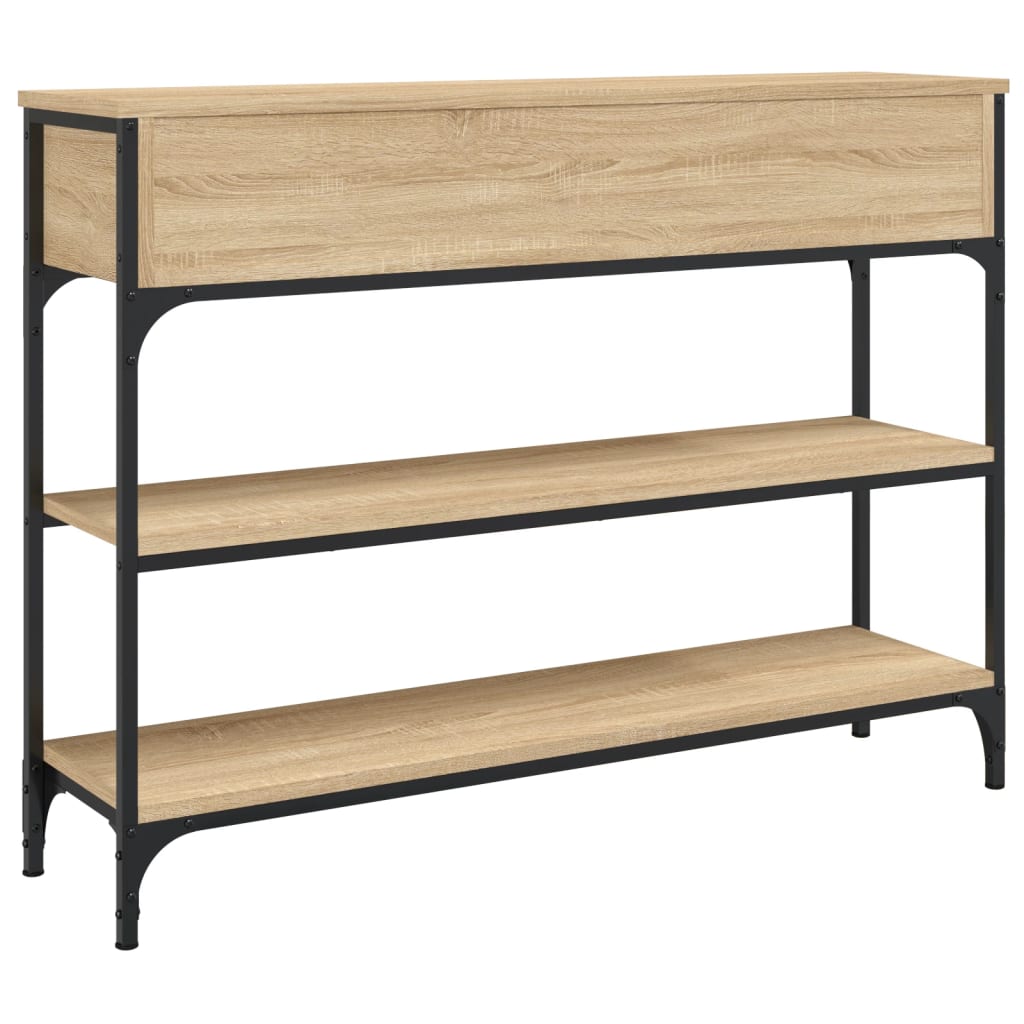 Console Table Sonoma Oak 100x25x75 cm Engineered Wood - Bargainia.com - 8720845421328 - 834181