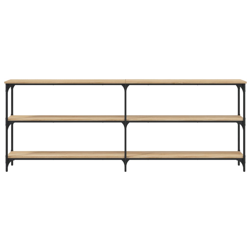 Console Table Sonoma Oak 200x29x75 cm Engineered Wood - Bargainia.com - 8720845420628 - 834111