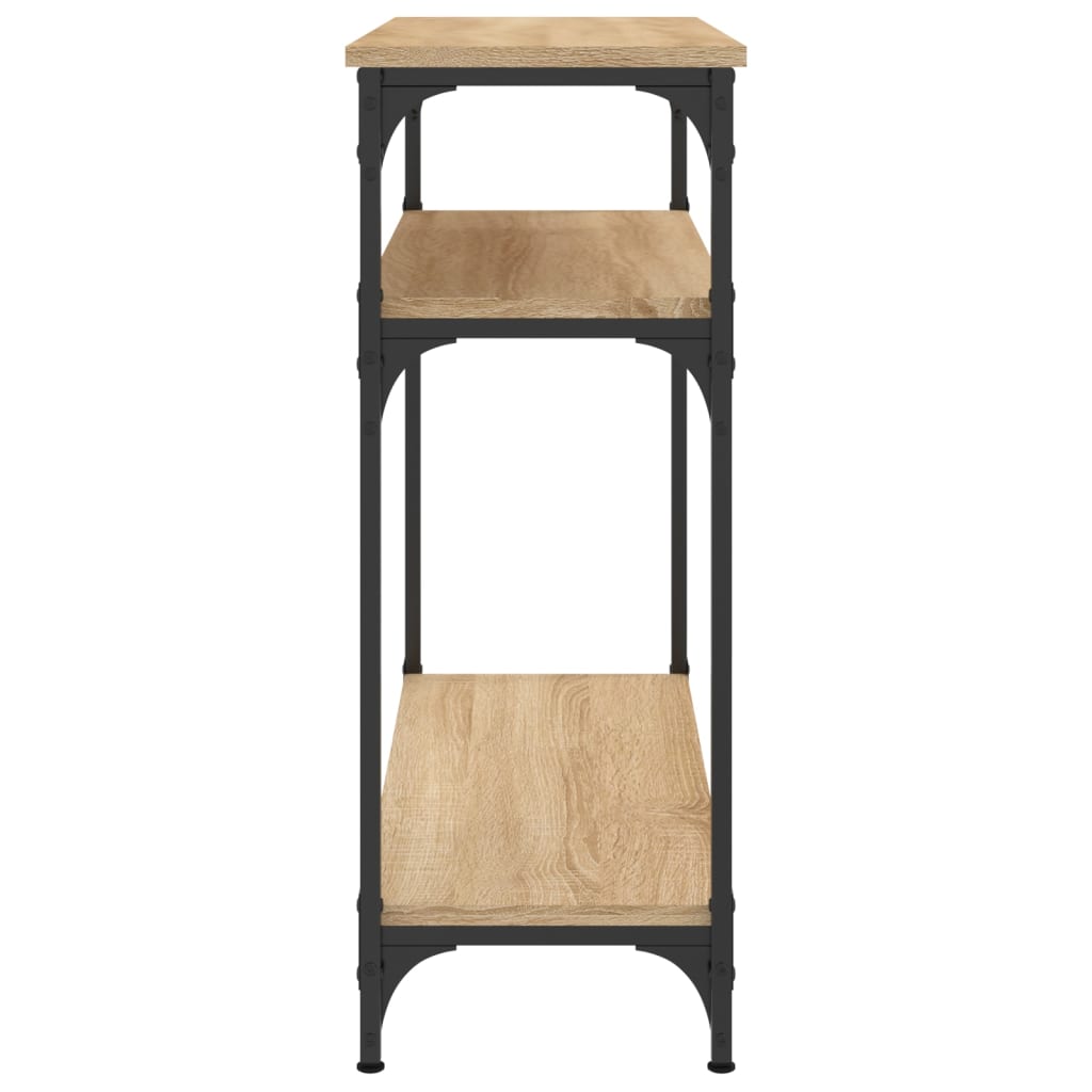 Console Table Sonoma Oak 75x29x75 cm Engineered Wood - Bargainia.com - 