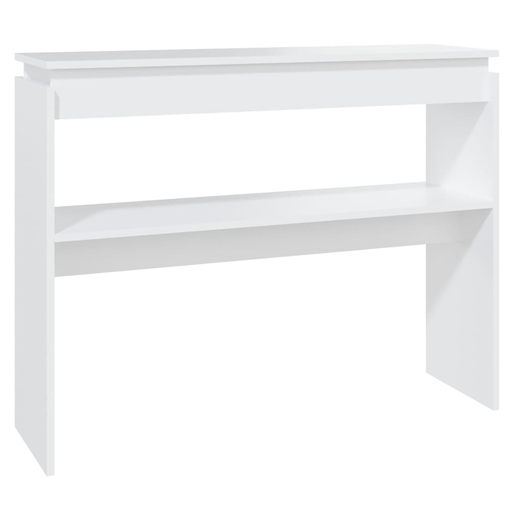 Console Table White 102x30x80 cm Engineered Wood - Bargainia.com - 8720286606636 - 808323