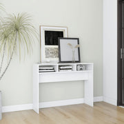 Console Table White 105x30x80 cm Engineered Wood - Bargainia.com - 8720286606452 - 808305