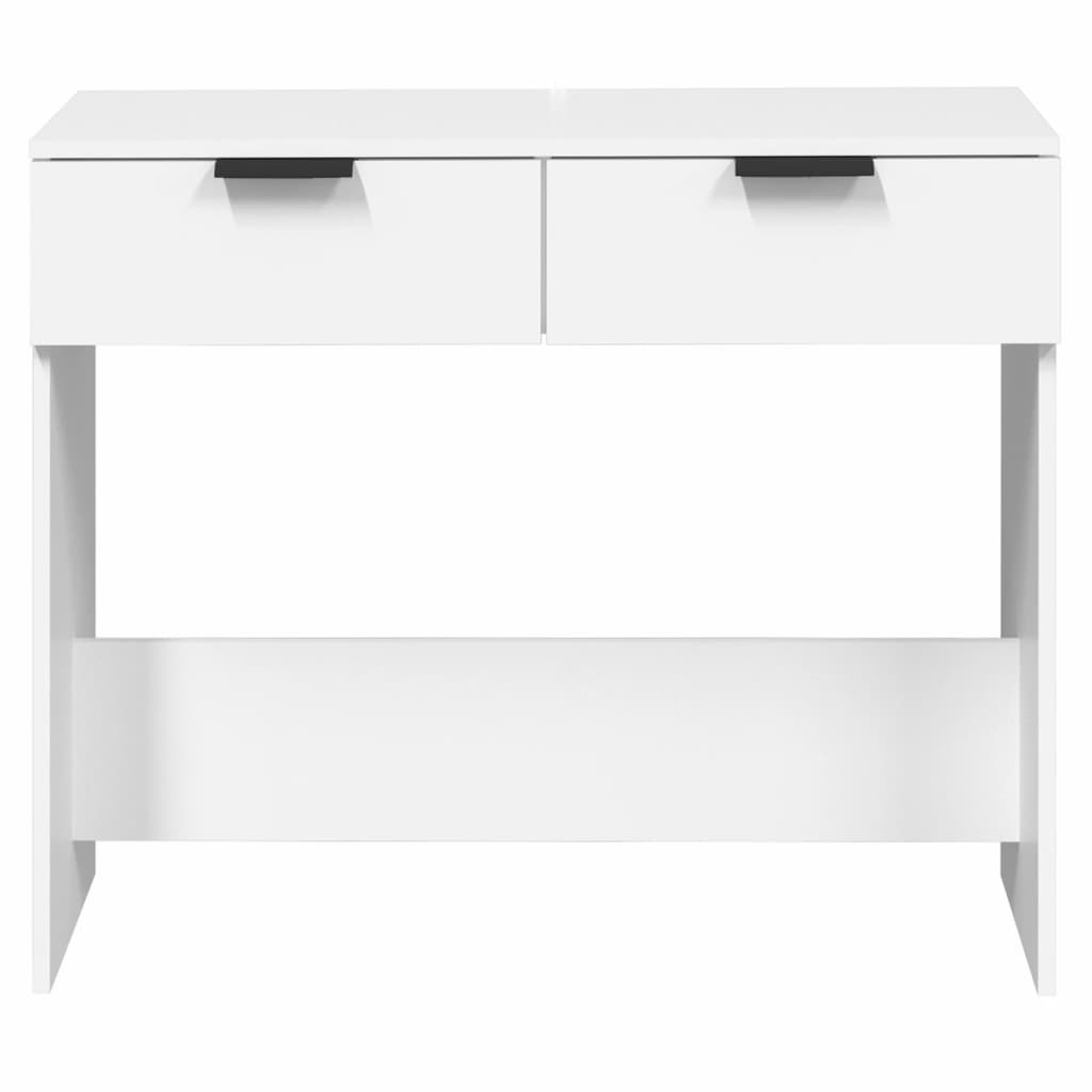 Console Table White 90x36x75 cm Engineered Wood - Bargainia.com - 8720287079224 - 811331
