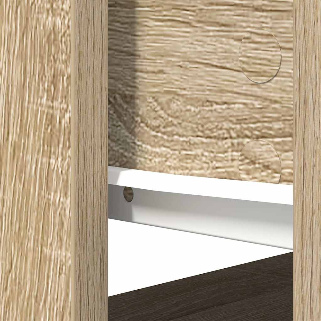 Console Table with Drawers Sonoma Oak 85.5x38.5x74.5 cm - Bargainia.com - 8721158703125 - 861393