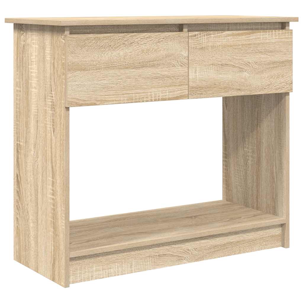 Console Table with Drawers Sonoma Oak 85.5x38.5x74.5 cm - Bargainia.com - 8721158703125 - 861393