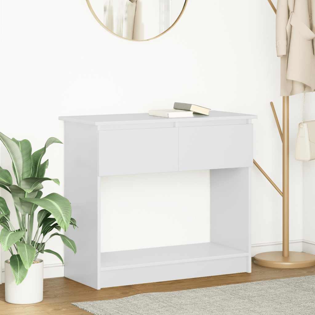 Console Table with Drawers White 85.5x38.5x74.5 cm - Bargainia.com - 8721158703101 - 861391