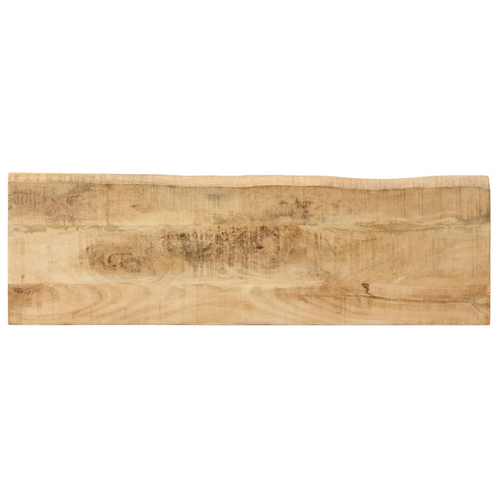 Console Table with Live Edge 105x33x76 cm Solid Wood Mango - Bargainia.com - 