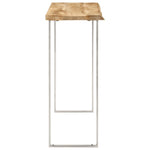 Console Table with Live Edge 105x33x76 cm Solid Wood Mango - Bargainia.com - 