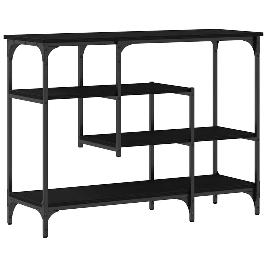 Console Table with Shelf Black oak 100 x 35 x 75 cm - Bargainia.com - 8721158794178 - 863561