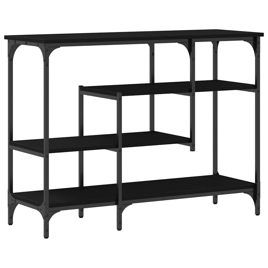 Console Table with Shelf Black oak 100 x 35 x 75 cm - Bargainia.com - 8721158794178 - 863561