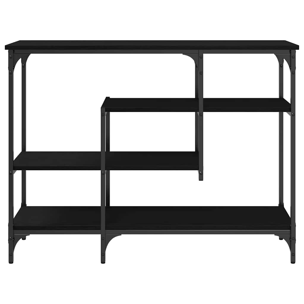 Console Table with Shelf Black oak 100 x 35 x 75 cm - Bargainia.com - 8721158794178 - 863561
