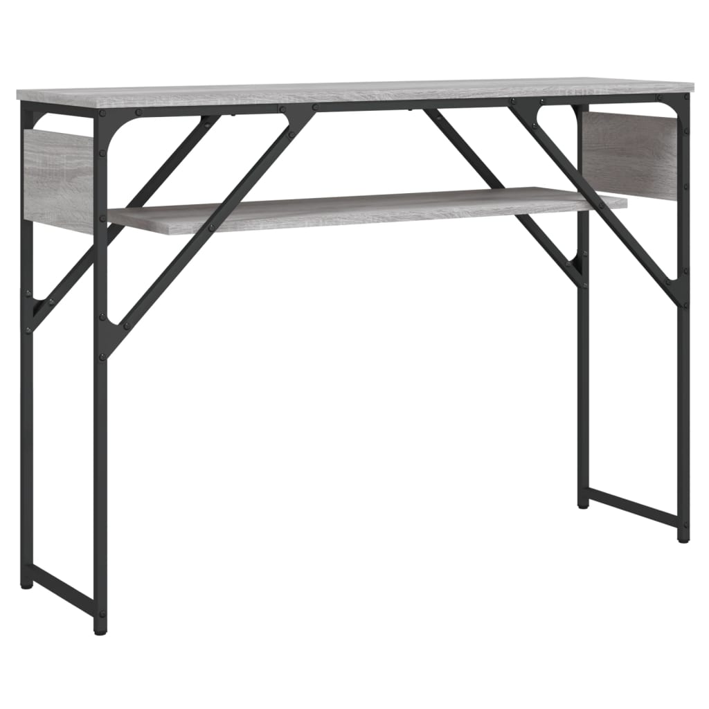 Console Table with Shelf Grey Sonoma 105x30x75cm Engineered Wood - Bargainia.com - 8721012195776 - 837795