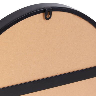 Cora Wall Mirror With Black Finish Frame - Bargainia.com - 5018705987736