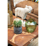 Corie Small Botanical Green Glass Vase - Bargainia.com - 5018705976617