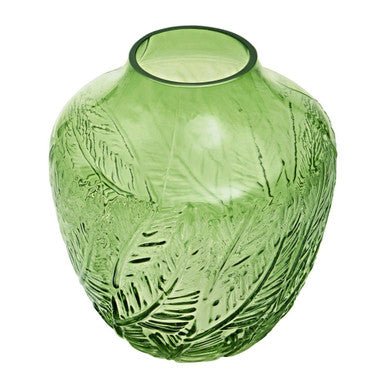 Corie Small Botanical Green Glass Vase - Bargainia.com - 5018705976617