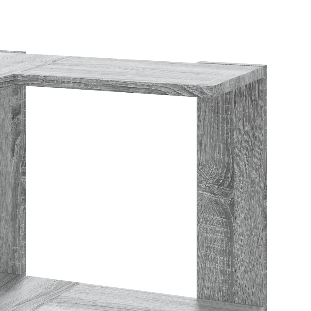 Corner Bookcase 3 - Tier Grey Sonoma 50x50x102 cm Engineered Wood - Bargainia.com - 8721102948534 - 852596