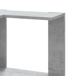 Corner Bookcase 5 - Tier Concrete Grey 50x50x179 cm Engineered Wood - Bargainia.com - 