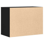 Corner Chest of Drawers Black 80x41x58 cm Engineered Wood - Bargainia.com - 