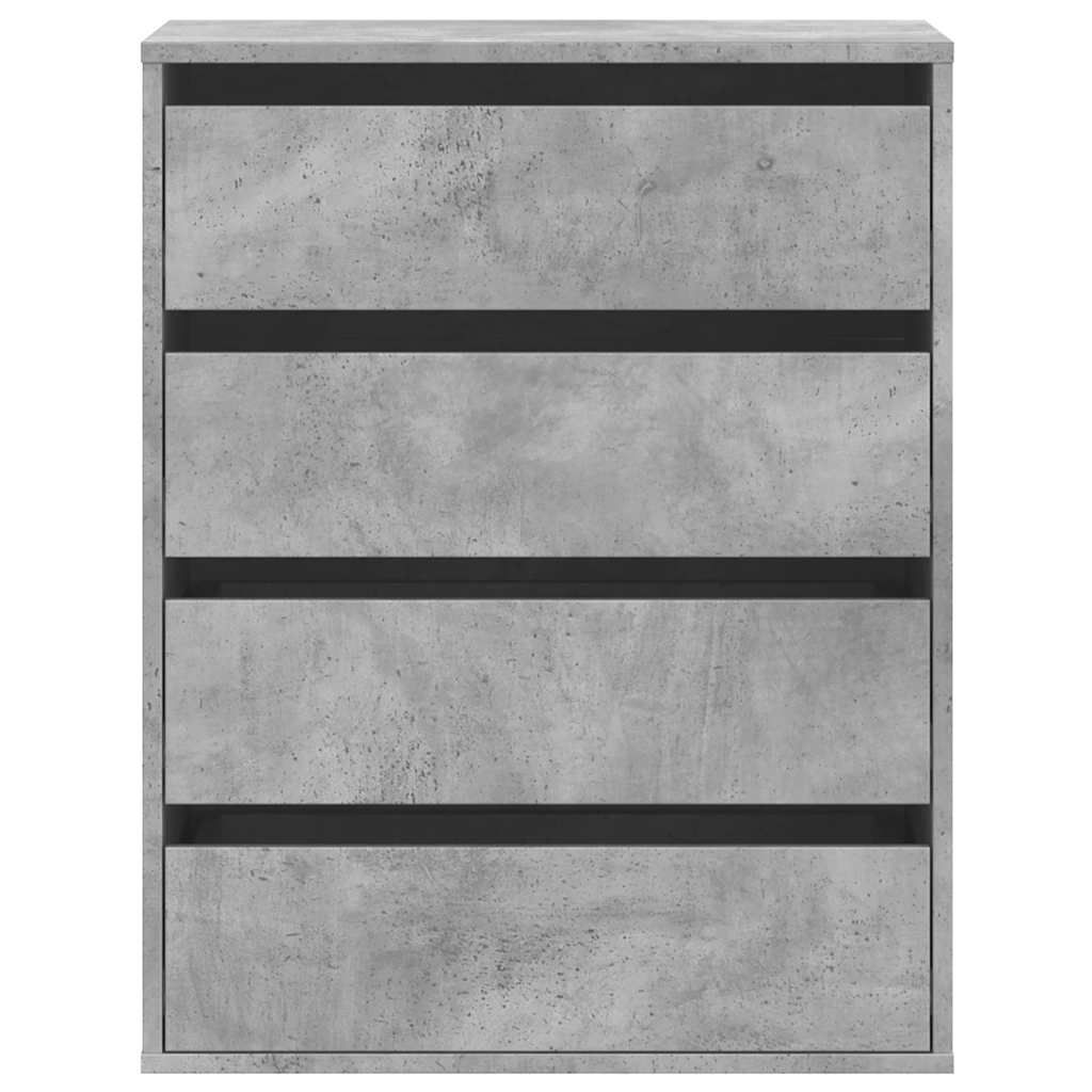 Corner Chest of Drawers Concrete Grey 60x41x76 cm Engineered Wood - Bargainia.com - 8721102951305 - 852873