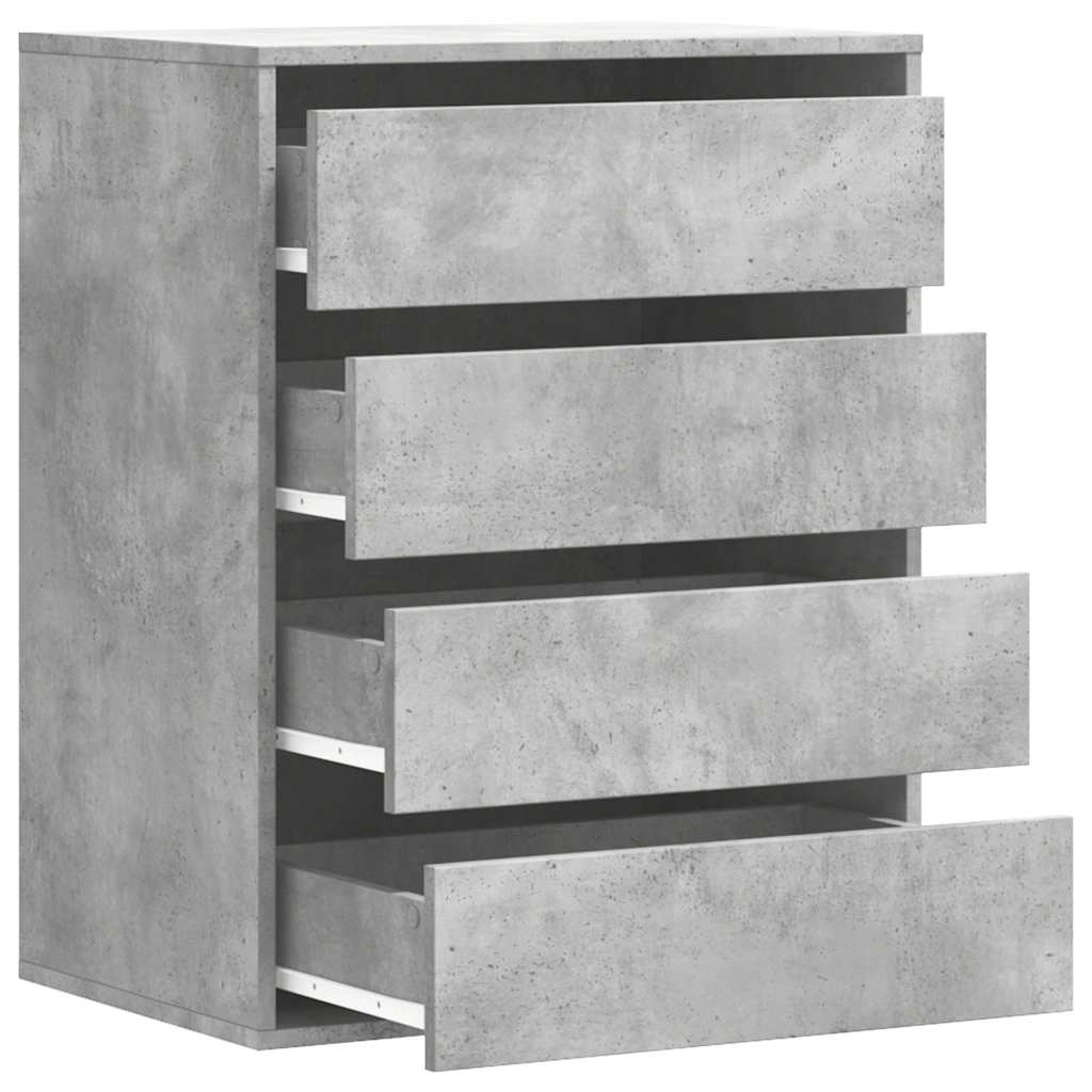 Corner Chest of Drawers Concrete Grey 60x41x76 cm Engineered Wood - Bargainia.com - 8721102951305 - 852873
