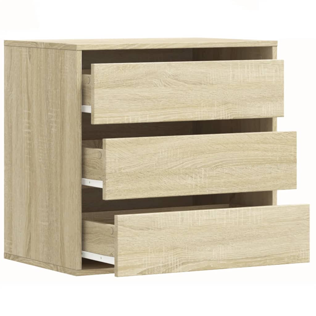 Corner Chest of Drawers Sonoma Oak 60x41x58 cm Engineered Wood - Bargainia.com - 8721102951022 - 852845