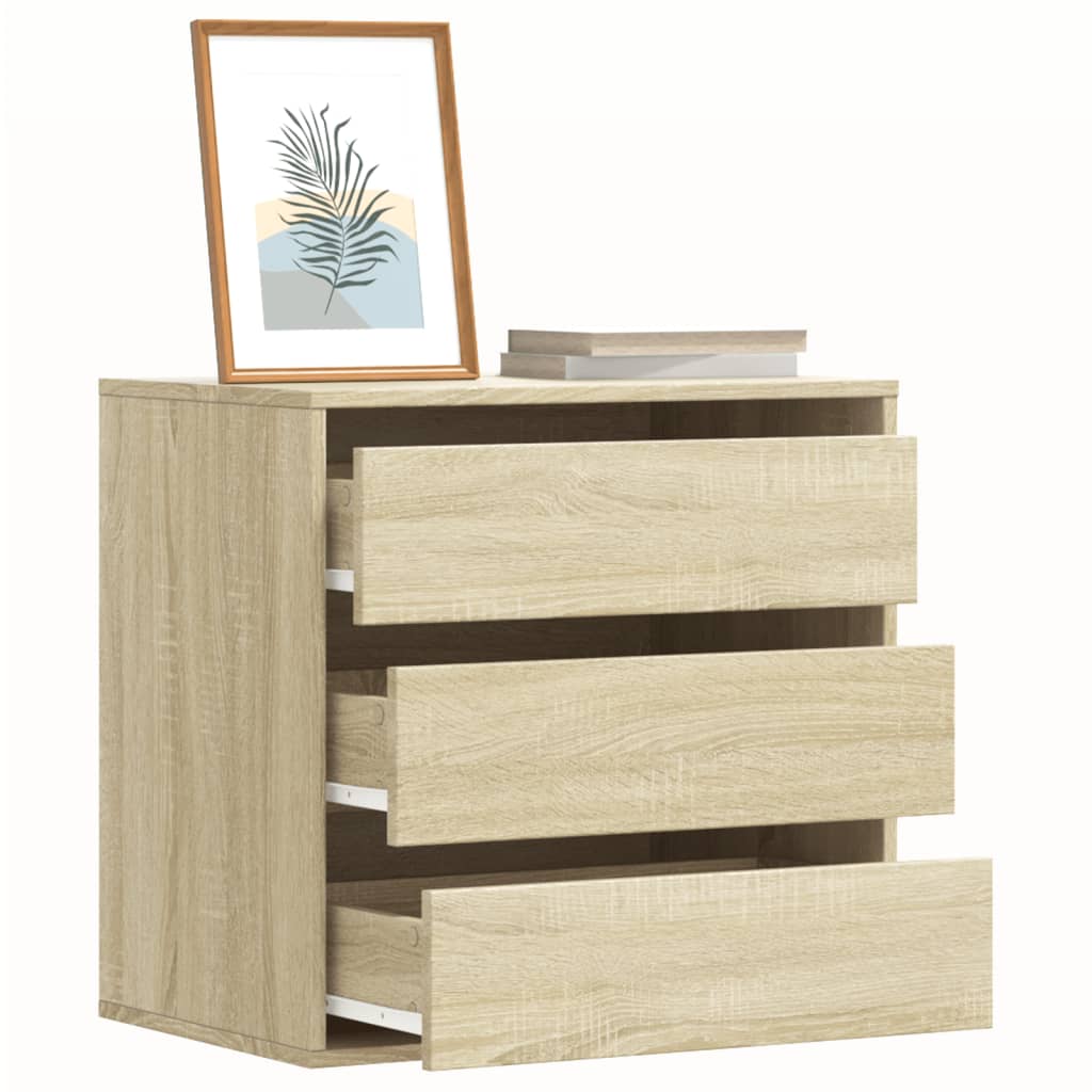 Corner Chest of Drawers Sonoma Oak 60x41x58 cm Engineered Wood - Bargainia.com - 8721102951022 - 852845