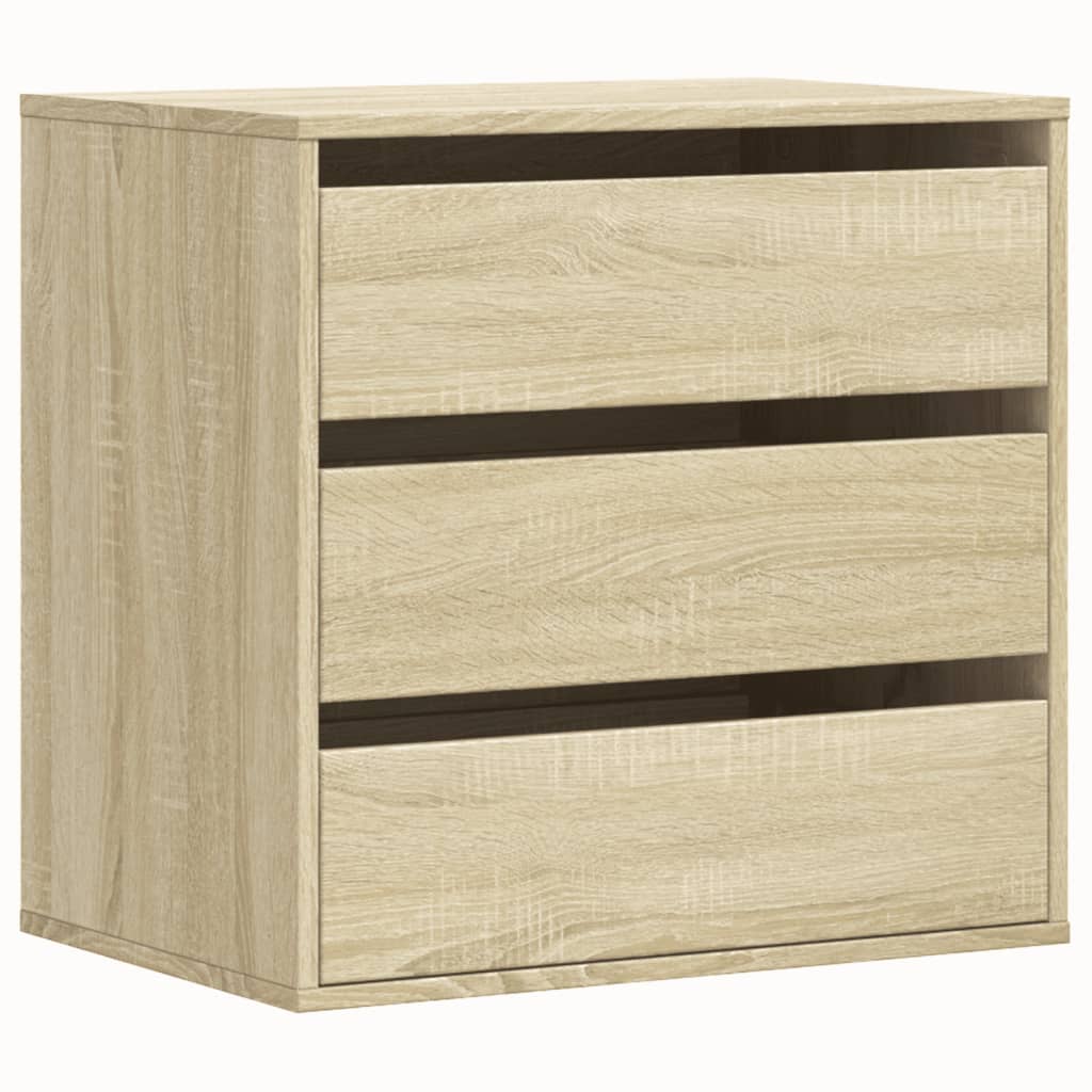 Corner Chest of Drawers Sonoma Oak 60x41x58 cm Engineered Wood - Bargainia.com - 8721102951022 - 852845