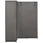 Corner Wardrobe Grey 130x87x169 cm - Bargainia.com - 