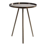 Corra Black Finish Side Table - Bargainia.com - 5018705440767