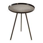 Corra Black Finish Side Table - Bargainia.com - 5018705440767