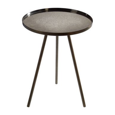 Corra Black Finish Side Table - Bargainia.com - 5018705440767