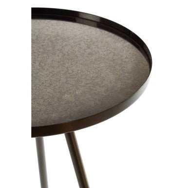 Corra Black Finish Side Table - Bargainia.com - 5018705440767