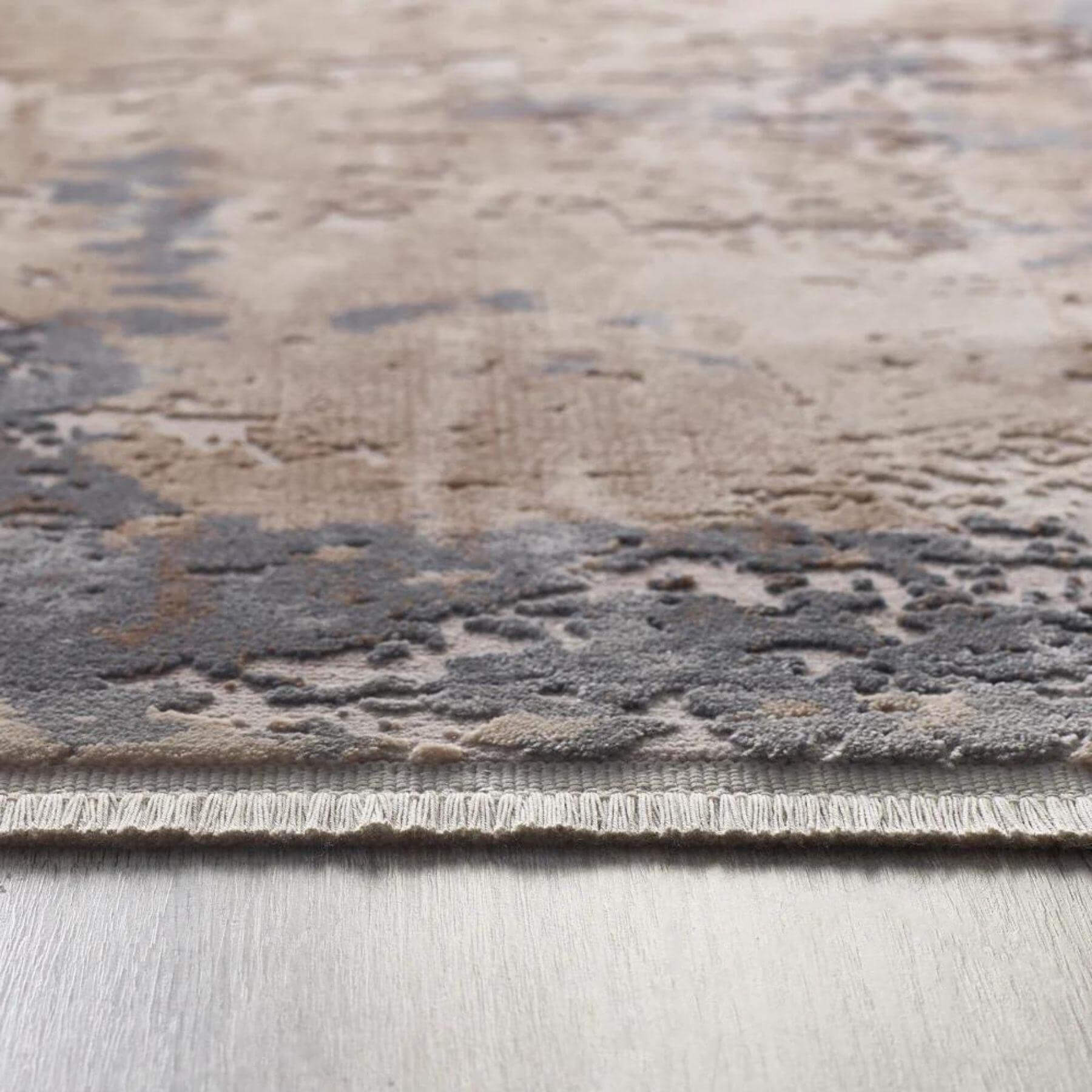 Cosimo Beige/Grey Distressed Modern Rug - Bargainia.com - 5026134561830 - COSIMO_BLUGRE_080X150