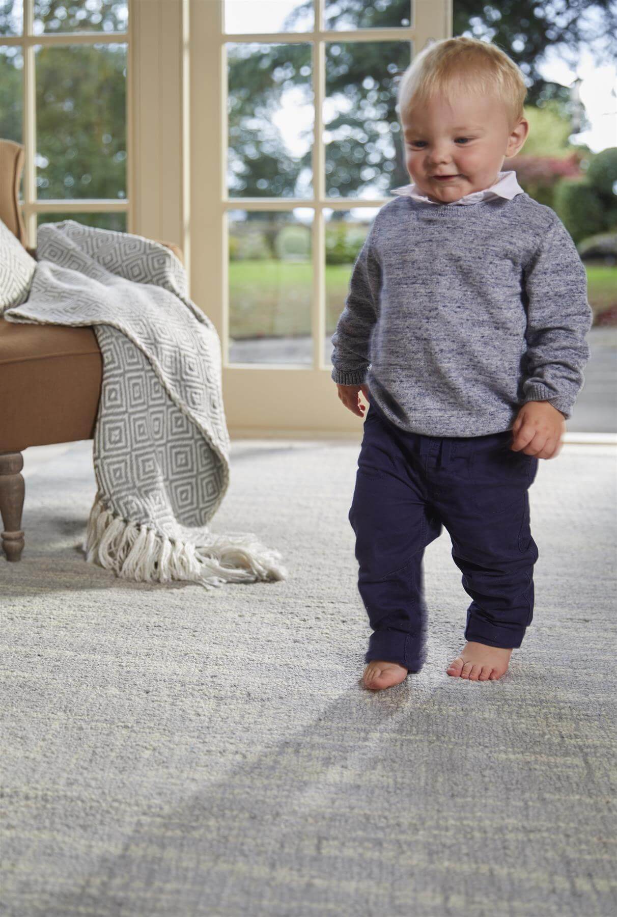 Country Sea Mist Solid Wool Rug - Bargainia.com - 
