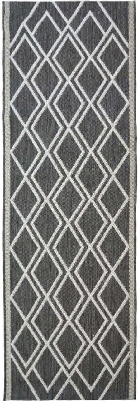 County Diamonds Indoor/Outdoor Rug | 11651A - Bargainia.com - 5053095227468 - 11651A-ANTHR080/150