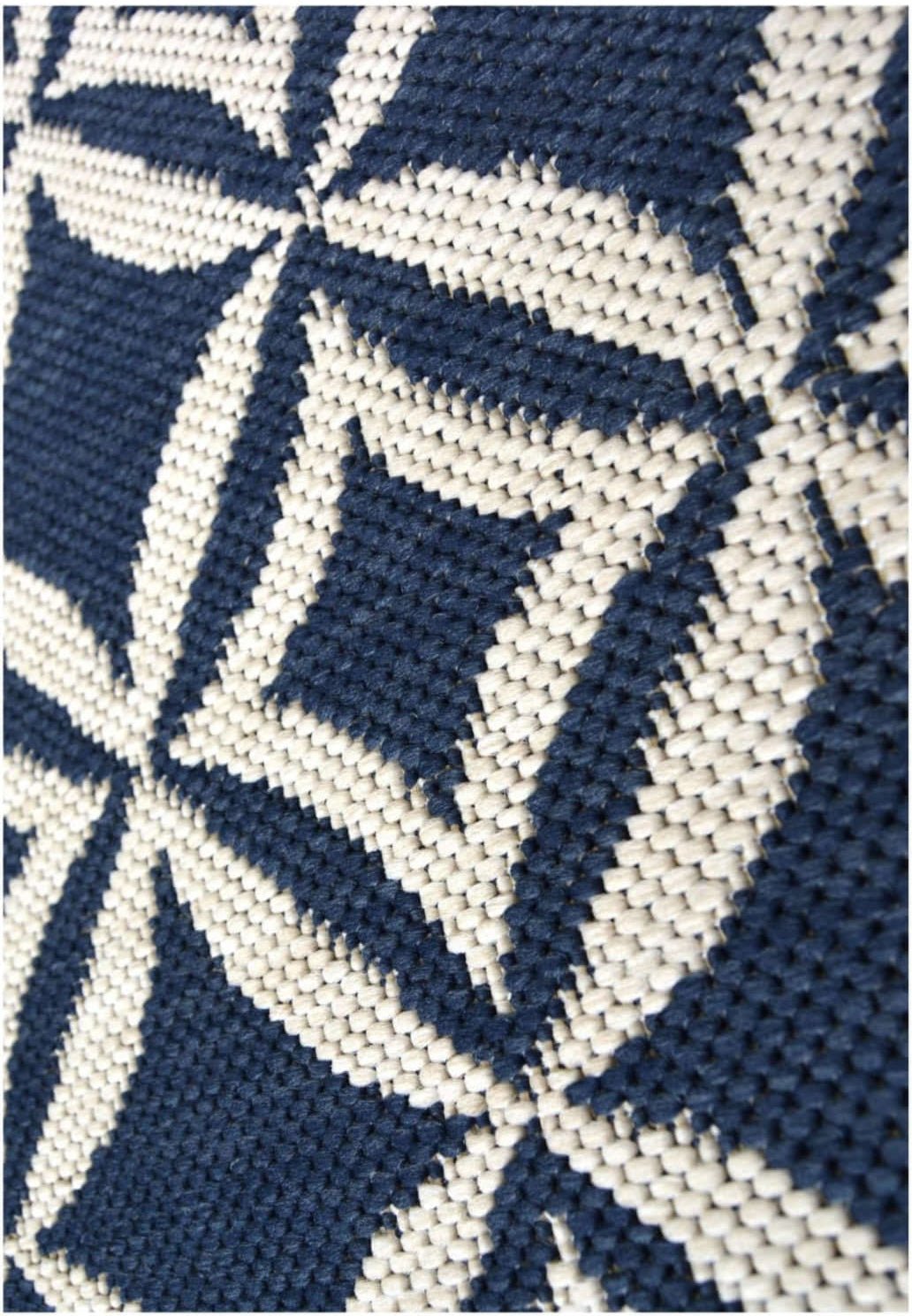 County Geo Indoor/Outdoor Rug | 11419A - Bargainia.com - 5053095227536 - 11419A-NAVY080/150