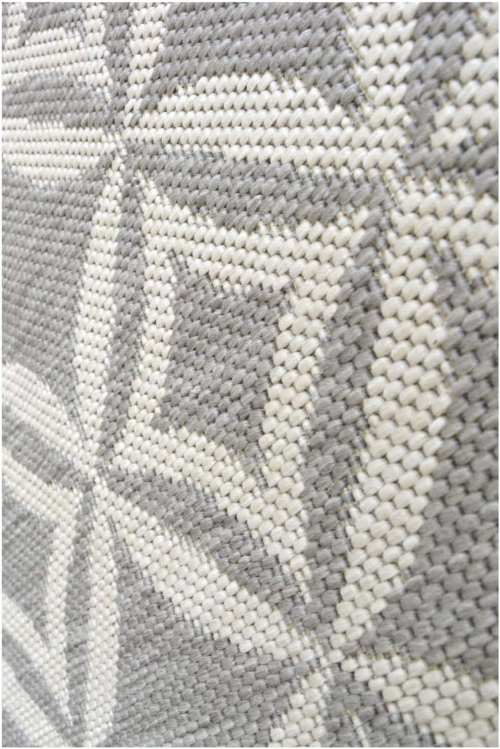 County Geo Indoor/Outdoor Rug | 11419A - Bargainia.com - 5053095227581 - 11419A-GREY080/150