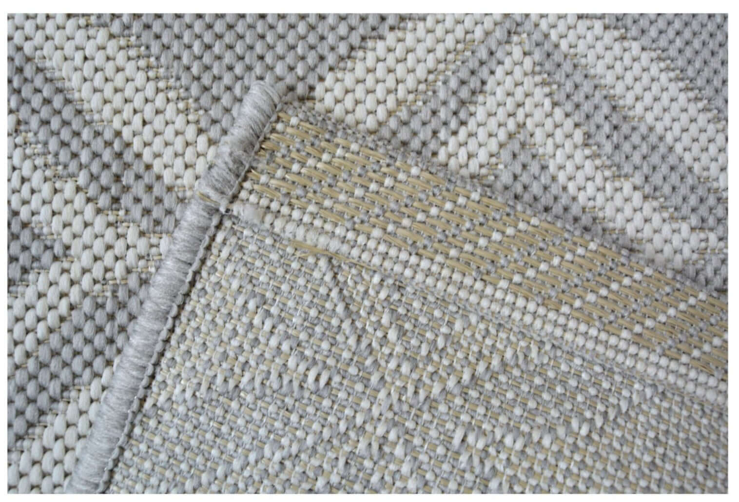 County Geo Indoor/Outdoor Rug | 11419A - Bargainia.com - 5053095227581 - 11419A-GREY080/150