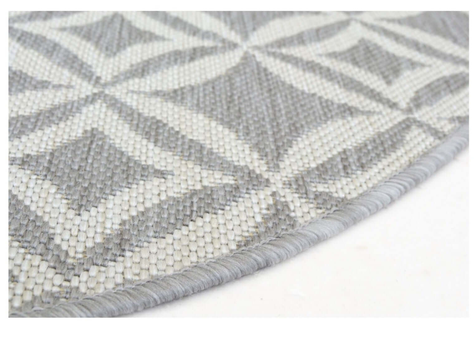 County Geo Indoor/Outdoor Rug | 11419A - Bargainia.com - 5053095227581 - 11419A-GREY080/150