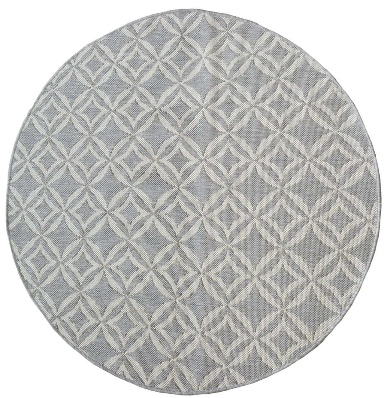County Geo Indoor/Outdoor Rug | 11419A - Bargainia.com - 5053095227598 - 11419A-GREY120/120